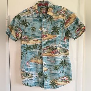 Mossimo Vintage Hawaiian Camp Shirt Size S/P